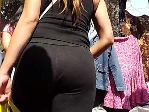 Two hot milfs in tight spandex leggings Picture 5
