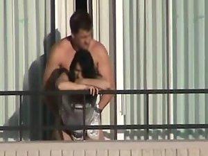 Girl fucked from behind on the balcony Picture 8