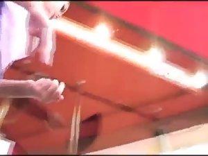 Tiny thong barely covers her asshole Picture 8