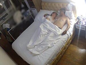 Spying on foreplay in bedroom and unplanned delay Picture 3