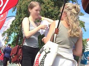 Someone should tell her to wear a bra Picture 5