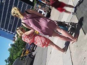 It is destiny for wind to show her ass in upskirt Picture 2