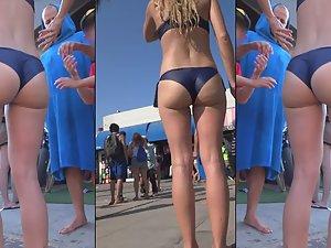 Amazing wet ass of a hot surfer girl Picture 3