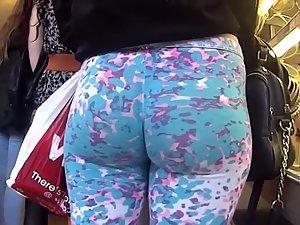 Big ass in tight wacky leggings Picture 8