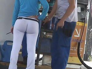 Gas station worker got an incredible ass Picture 6
