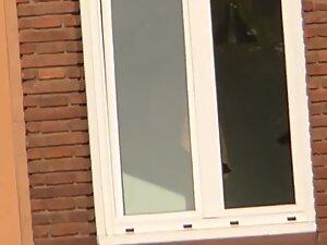Glimpses of hot naked neighbor in window Picture 6
