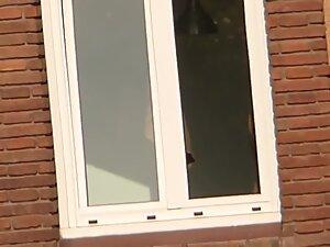 Glimpses of hot naked neighbor in window Picture 8