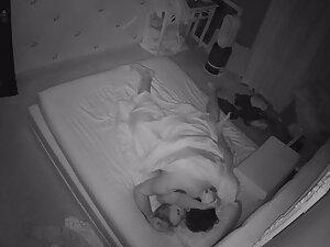 Nighttime pussy lick and fuck caught by hidden camera Picture 3