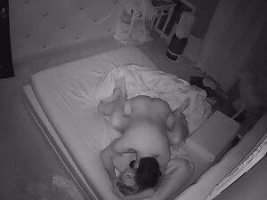 Nighttime pussy lick and fuck caught by hidden camera Picture 5