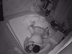 Nighttime pussy lick and fuck caught by hidden camera Picture 7