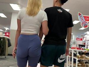 Ripe ass of white girl with a black boyfriend
