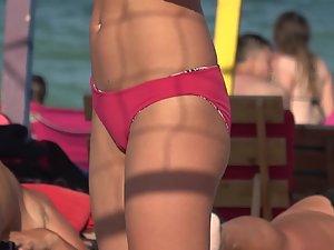 Sublime cameltoe of a beach volleyball player Picture 8