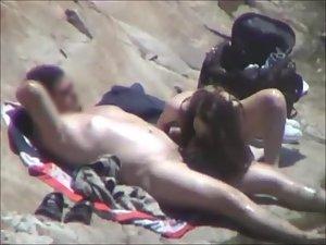 She rides his dick on a beach Picture 2