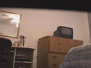 Dancing woman gets dressed Picture 1