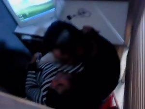 Busted making out at a workplace Picture 6