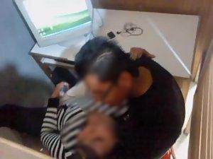 Busted making out at a workplace Picture 7