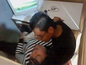 Busted making out at a workplace