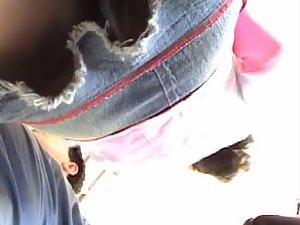 Lovely thong voyeured from close up Picture 6