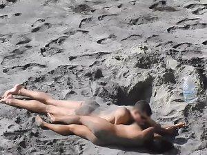 Hot nudist girl's ass get dirty from the sand Picture 4
