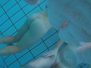 Voyeur films inside sauna swimming pool Picture 6