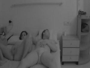 Spying as she masturbates next to him Picture 7