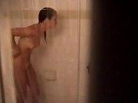 Skinny teen girl naked in the shower Picture 6