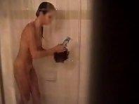 Skinny teen girl naked in the shower Picture 7