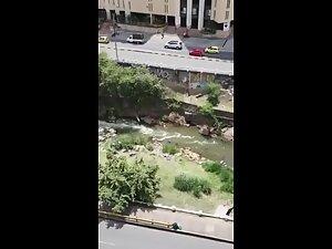 Sex in the river caught from a tall nearby building Picture 1