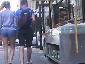 Creepshot of a sweet small butt Picture 2