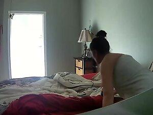 Hidden cam caught milf fucking herself with a big dildo Picture 2