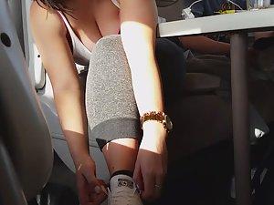 Big young boobs seen in train Picture 4