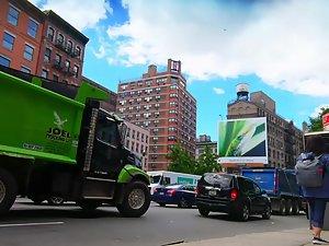 Spicy girl in tight blue jeans Picture 6