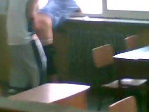 Busted teens during sex in a classroom Picture 5
