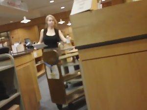 Everybody loves the busty librarian girl Picture 2