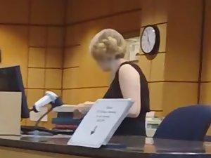 Everybody loves the busty librarian girl Picture 5