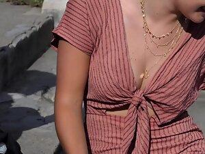 Necklace pendant between great boobs Picture 8