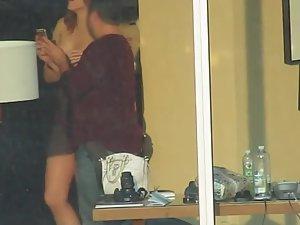 Short guy with a mistress in the hotel Picture 8