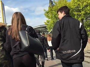 Thong and white stain inside ass crack Picture 4