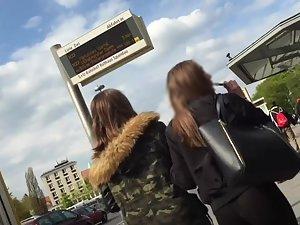 Thong and white stain inside ass crack Picture 5