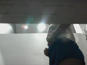 Teen beauty in the fitting room Picture 6
