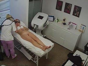 Spying on thorough hair removal for asshole and pussy Picture 2