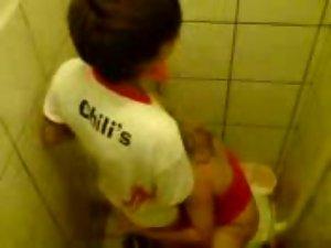 Wild fuck busted in the toilet Picture 5