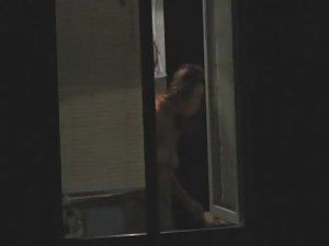 Nude neighbor peeped through window Picture 8
