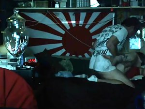 Punk couple having sex at home Picture 3