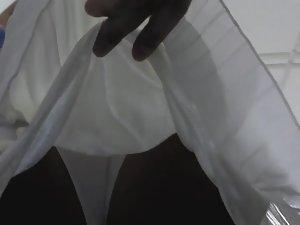 Lifting dress to see her tanned ass Picture 2