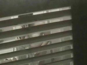 Peeping on my neighbor through the grill Picture 5