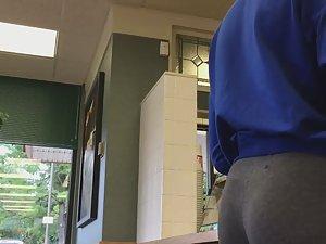 Sexy black teen bent over at mcdonalds Picture 6