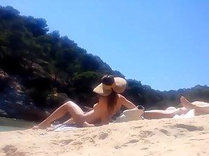 Topless cuties on the beach Picture 5