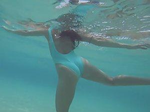 Graceful and sexy even underwater