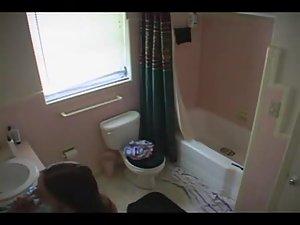 Sweet teen looks pretty under a shower Picture 6